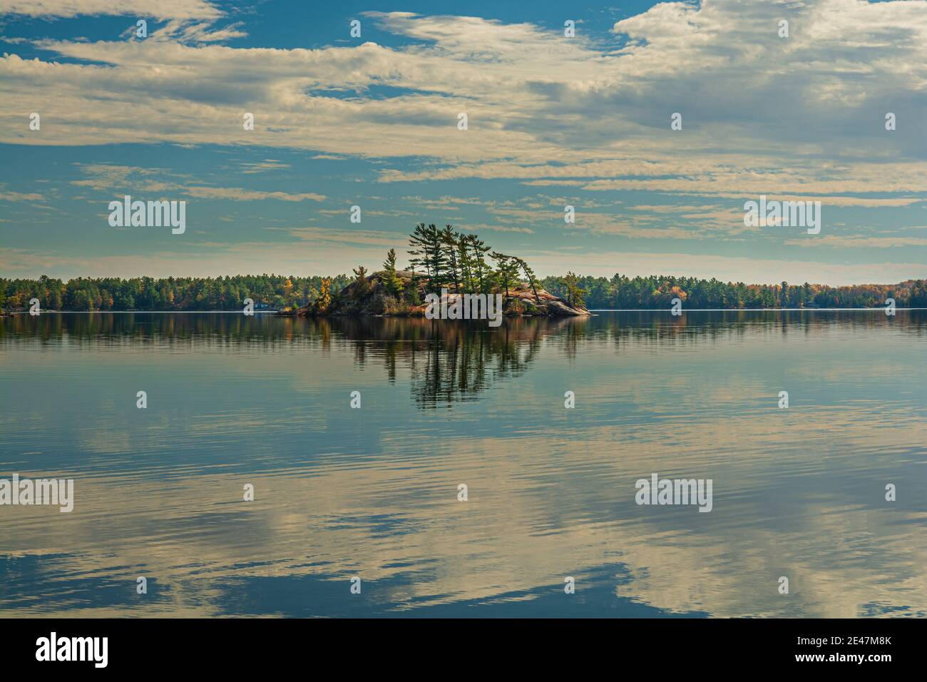 Quarry Beach Conservation Area Peterborough County Ontario Canada Stock