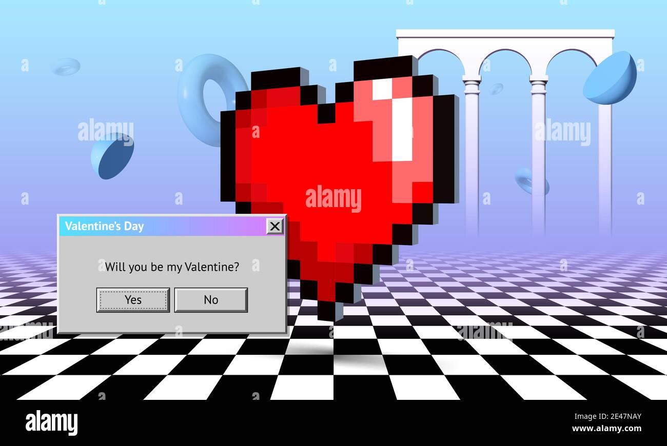 Vaporwave Styled Valentine S Day Greeting Card Pixel Heart Over The Checkered Floor In The Surreal Pastel Landscape With 90s Retro Computer Theme Stock Vector Image Art Alamy Vaporwave Styled Valentine S Day Greeting Card Pixel Heart Over The Checkered Floor In The Surreal Pastel Landscape With 90s Retro Computer Theme Stock Vector Image Art Alamy
