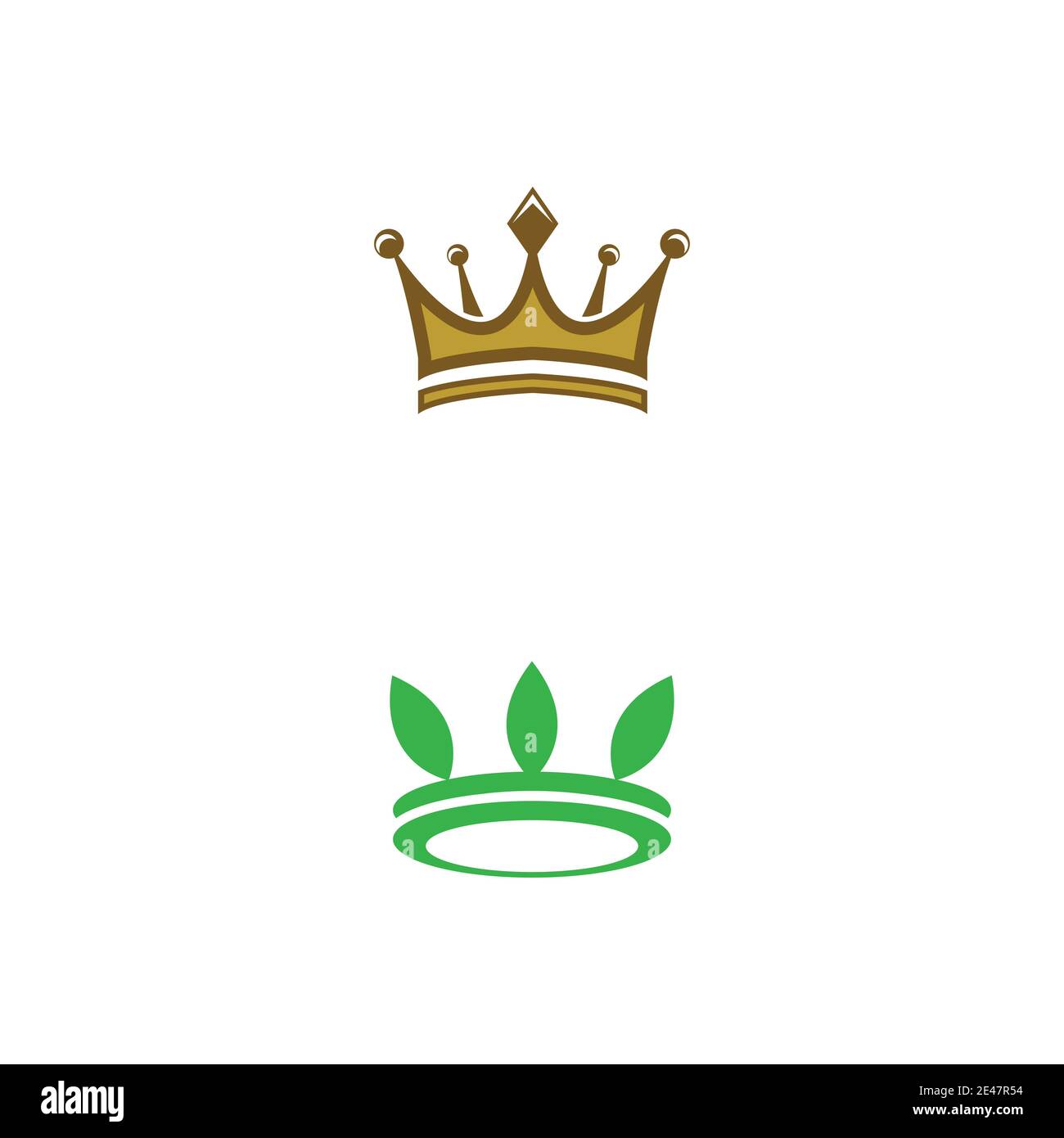 Crown Logo Template vector icon illustration design Stock Vector Image ...