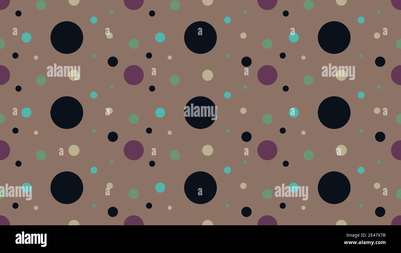 An abstract seamless retro dot pattern. Stock Vector