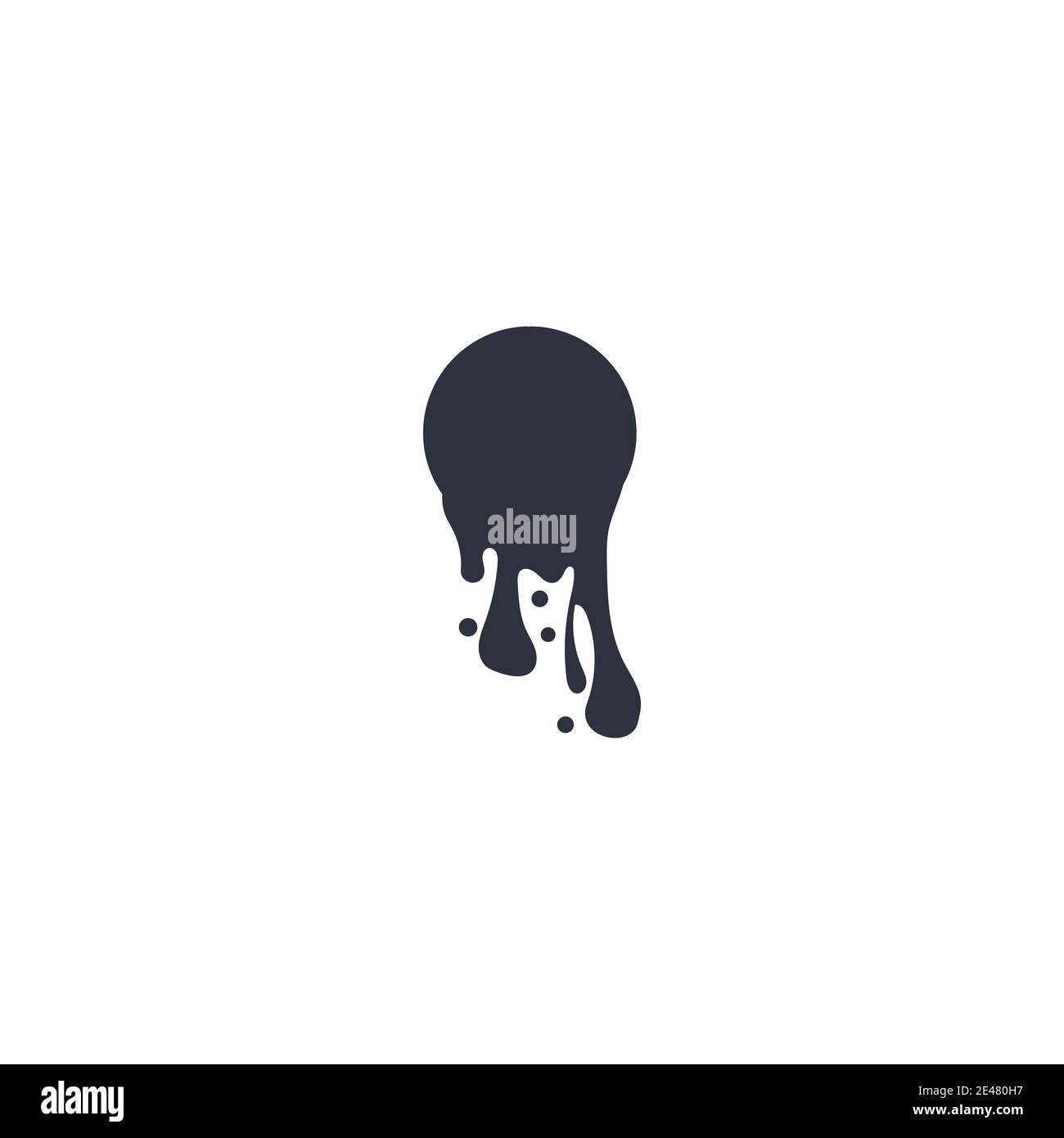 Ink drop vector Stock Vector Images - Alamy