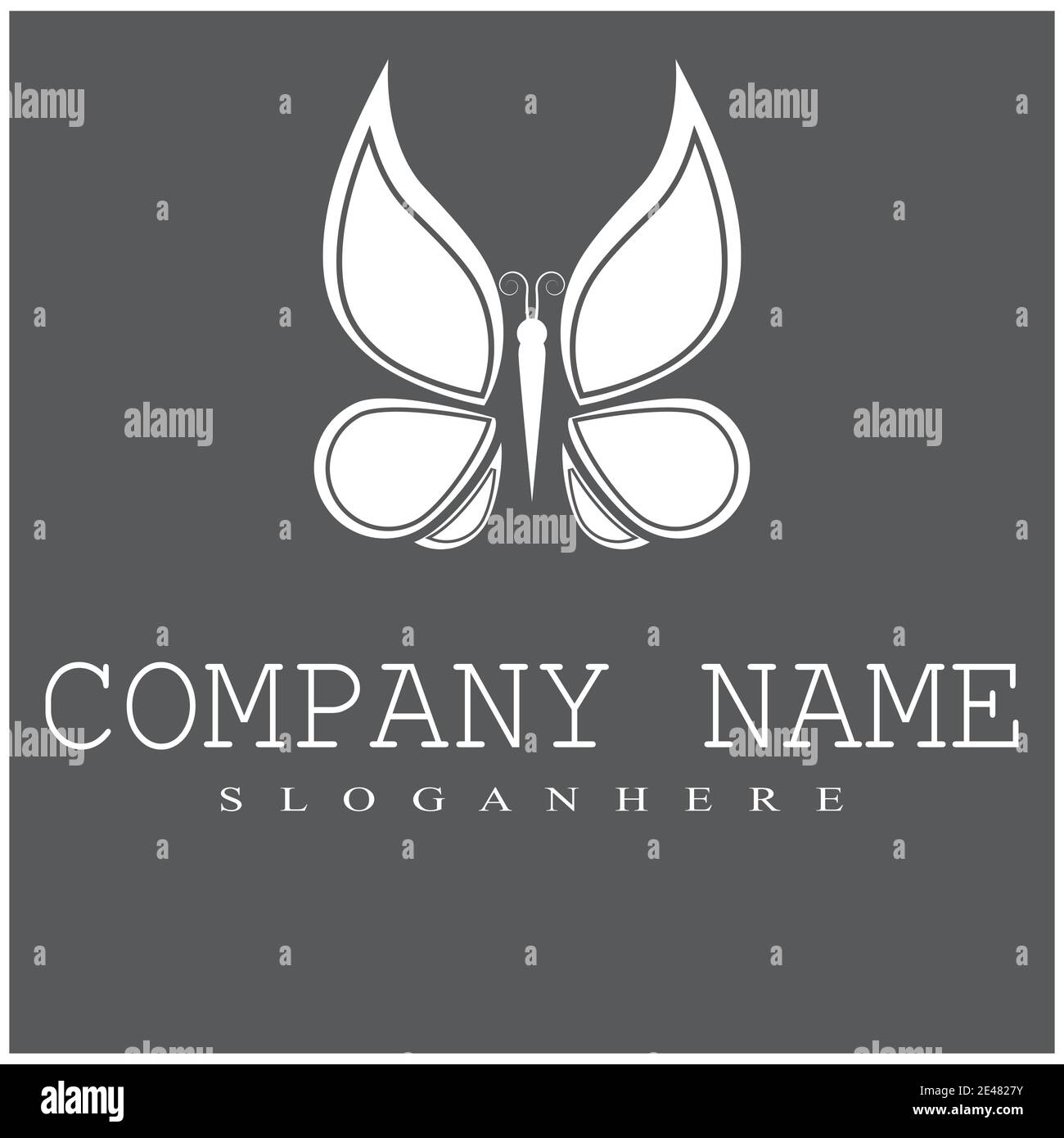 Beauty Butterfly Vector icon design Stock Vector