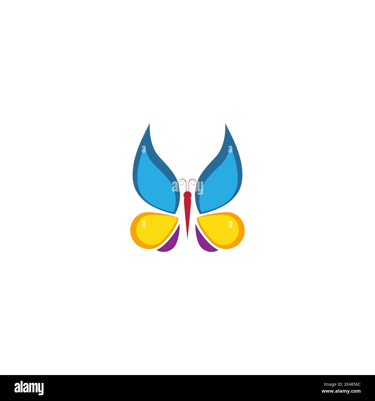 Beauty Butterfly Vector icon design Stock Vector Image & Art - Alamy