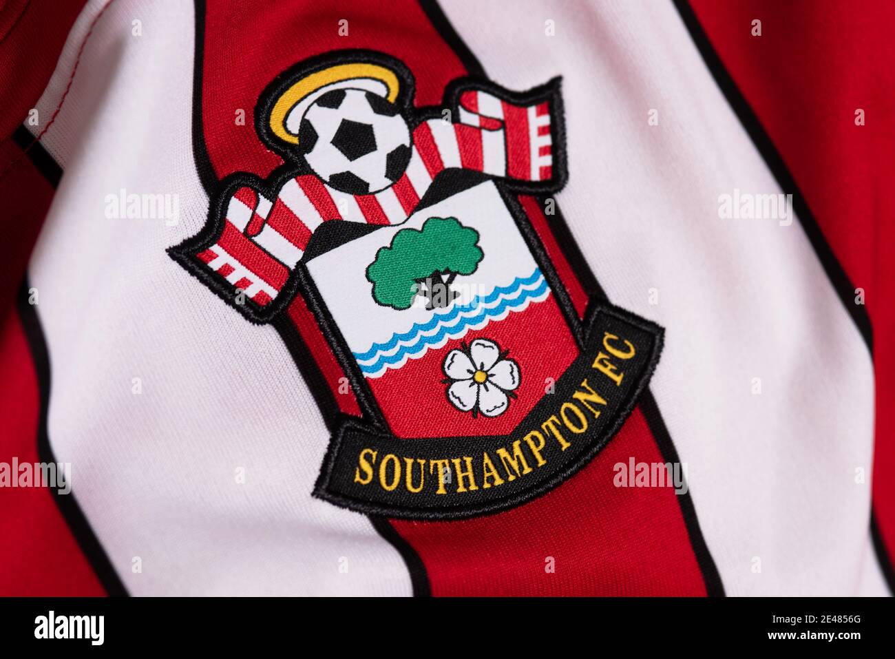 Close up of Southampton football kit Stock Photo