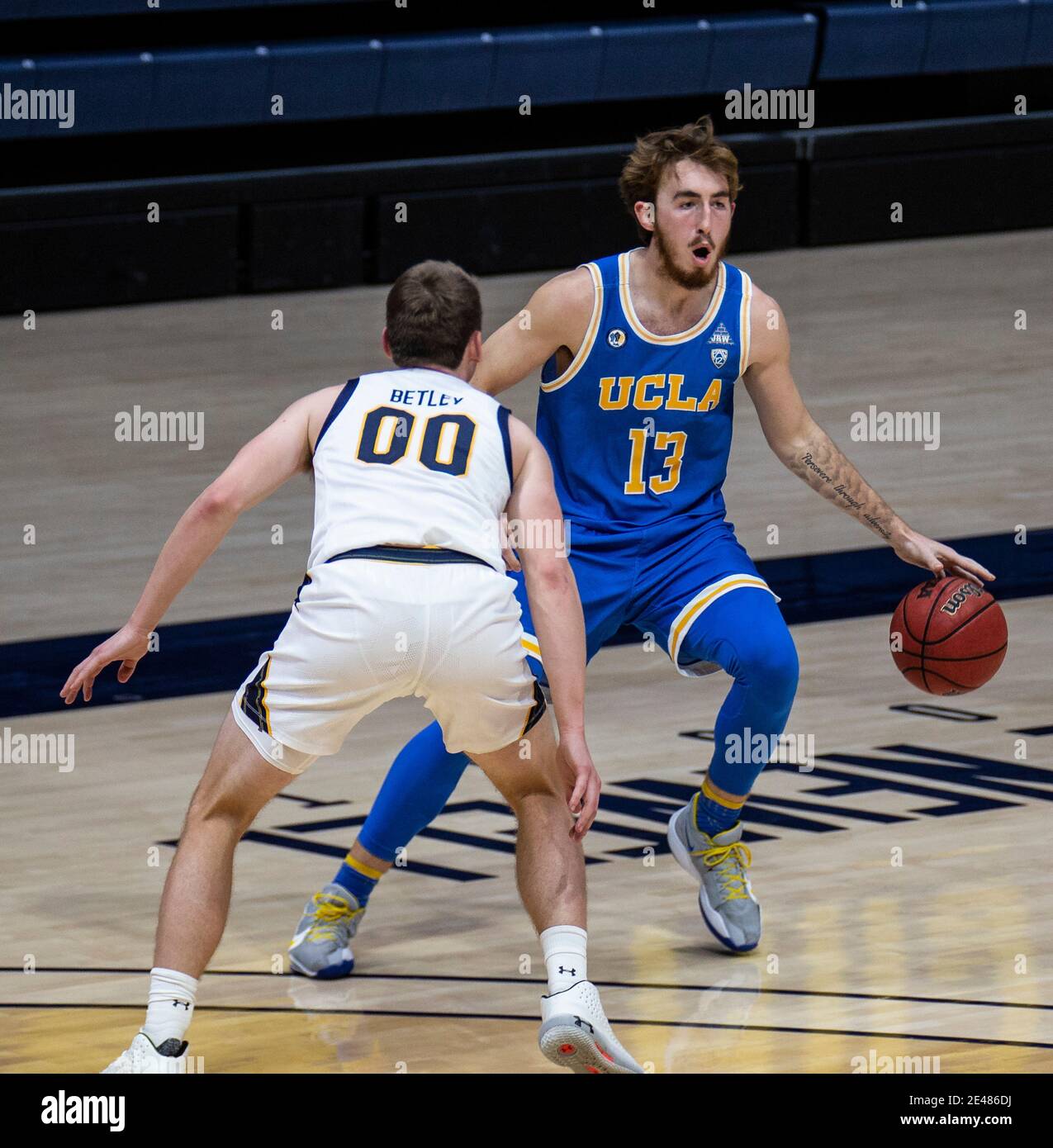 January 21 2021 Berkeley CA U.S.A. UCLA Bruins guard Jake Kyman