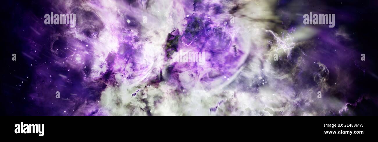 The Milky Way is the galaxy that contains our Solar System. Infinite space background with nebulas and stars. This image elements furnished by NASA Stock Photo