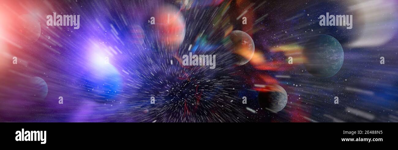The Milky Way is the galaxy that contains our Solar System. Infinite space background with nebulas and stars. This image elements furnished by NASA Stock Photo