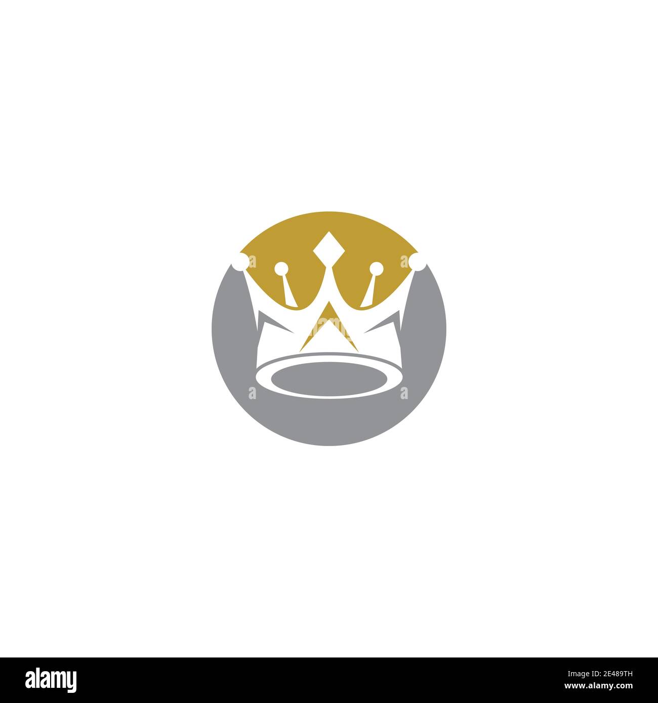 Crown Logo Template vector icon illustration design Stock Vector Image ...