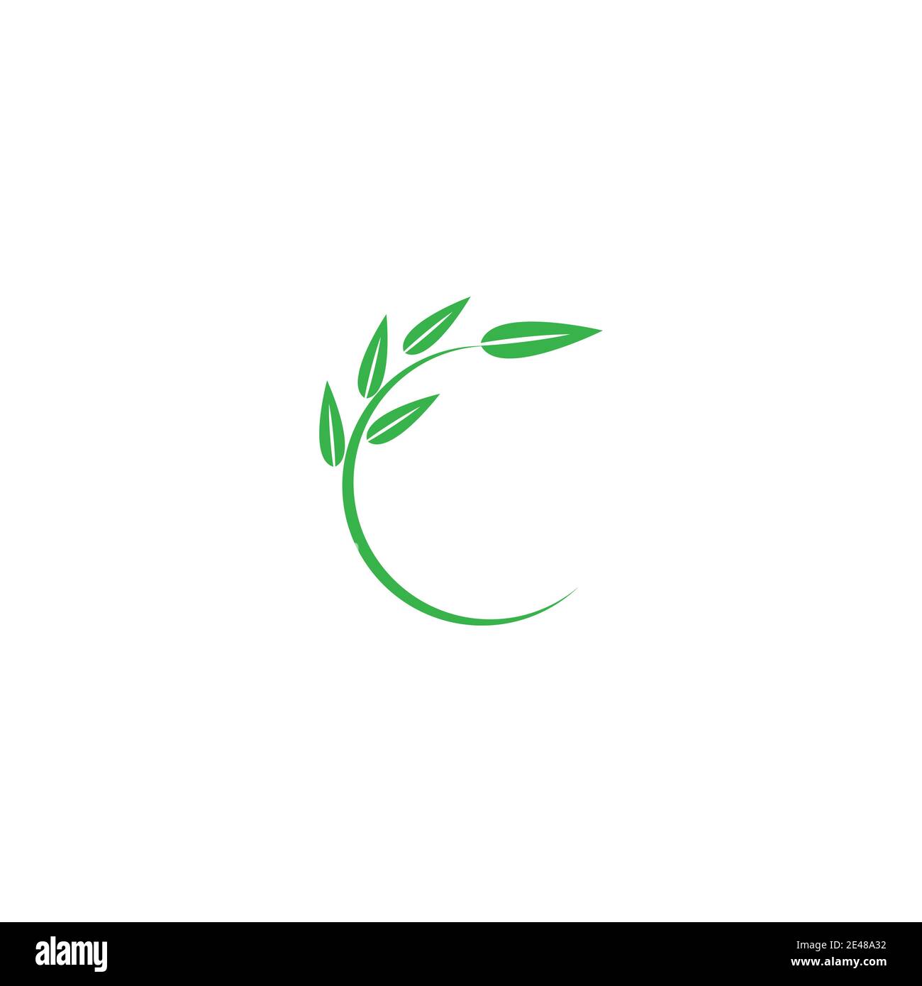 Leaf Logo Template vector symbol nature Stock Vector Image & Art - Alamy