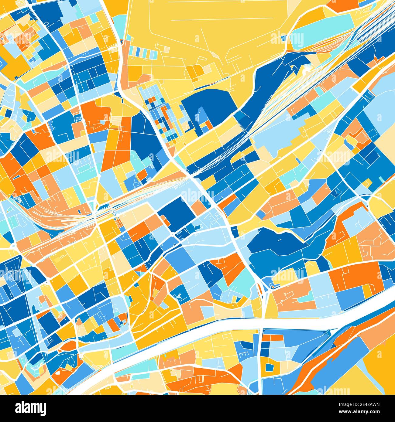 Wels printable map hi-res stock photography and images - Alamy
