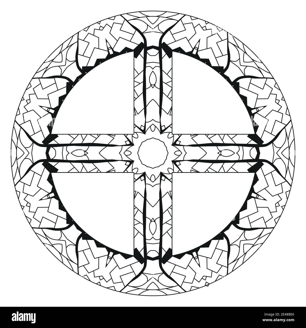 EARTH sign with mandala astrology concept art for coloring Tattoo design  Astrology concept for occult design Stock Vector Image  Art  Alamy