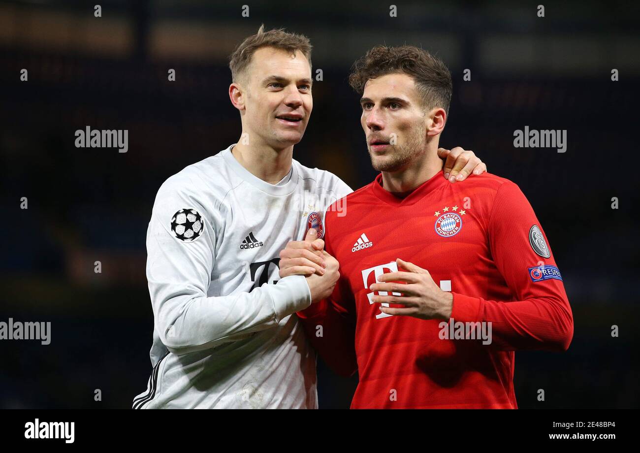 Firo 25 02 Football Soccer Uefa Champions League Cl Season 19 Ucl Round Of 16 First Leg Fc Chelsea Fcb Fc Bayern Munich Muenchen 0 3 Fcb Goalwart Goalhuter Goalkeeper Manuel Neuer Firo 25 02 Football Soccer Uefa Champions League Cl Season 19 Ucl Round Of 16 First Leg Fc Chelsea Fcb Fc Bayern Munich Muenchen 0 3 Fcb Goalwart Goalhuter Goalkeeper Manuel Neuer