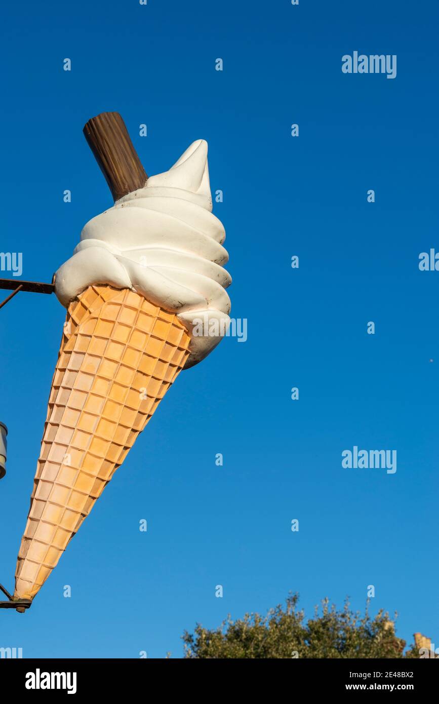 Brand New Ice Cream Cone Salesman Adult Costume