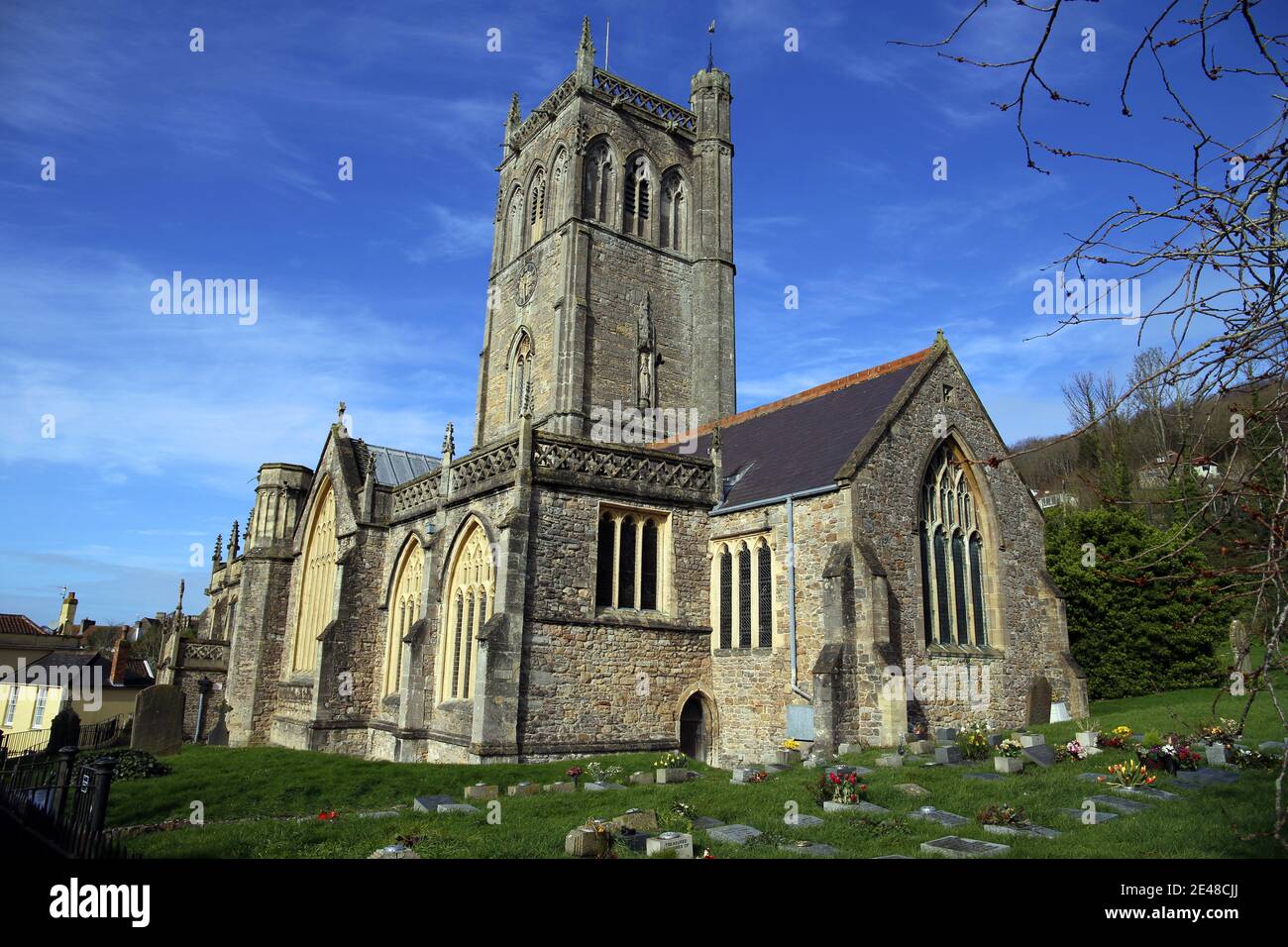 St John the Baptist Church, Axbridge, Somerset, England Stock Photo