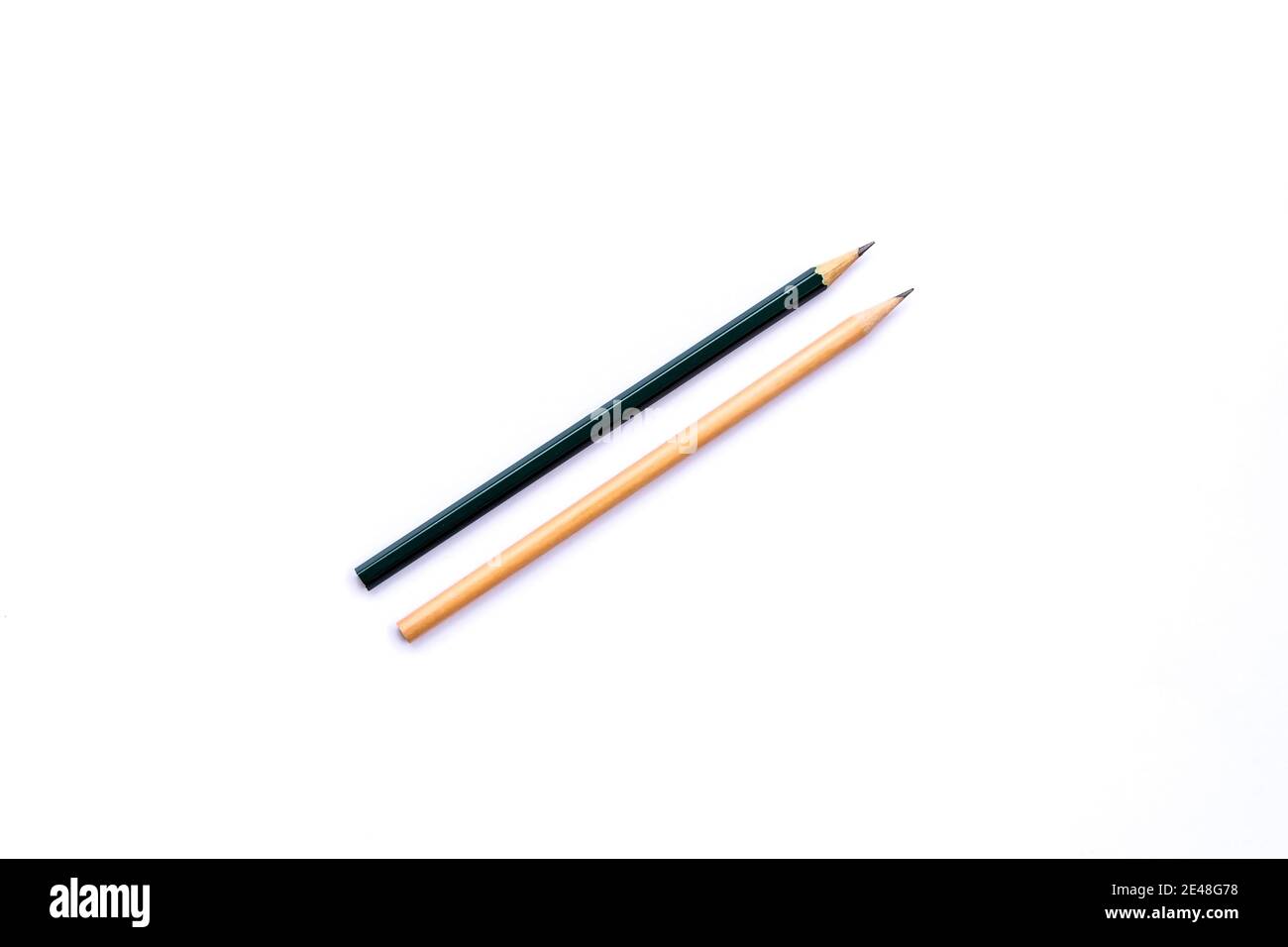 Wooden pencil isolated on white background Stock Photo - Alamy