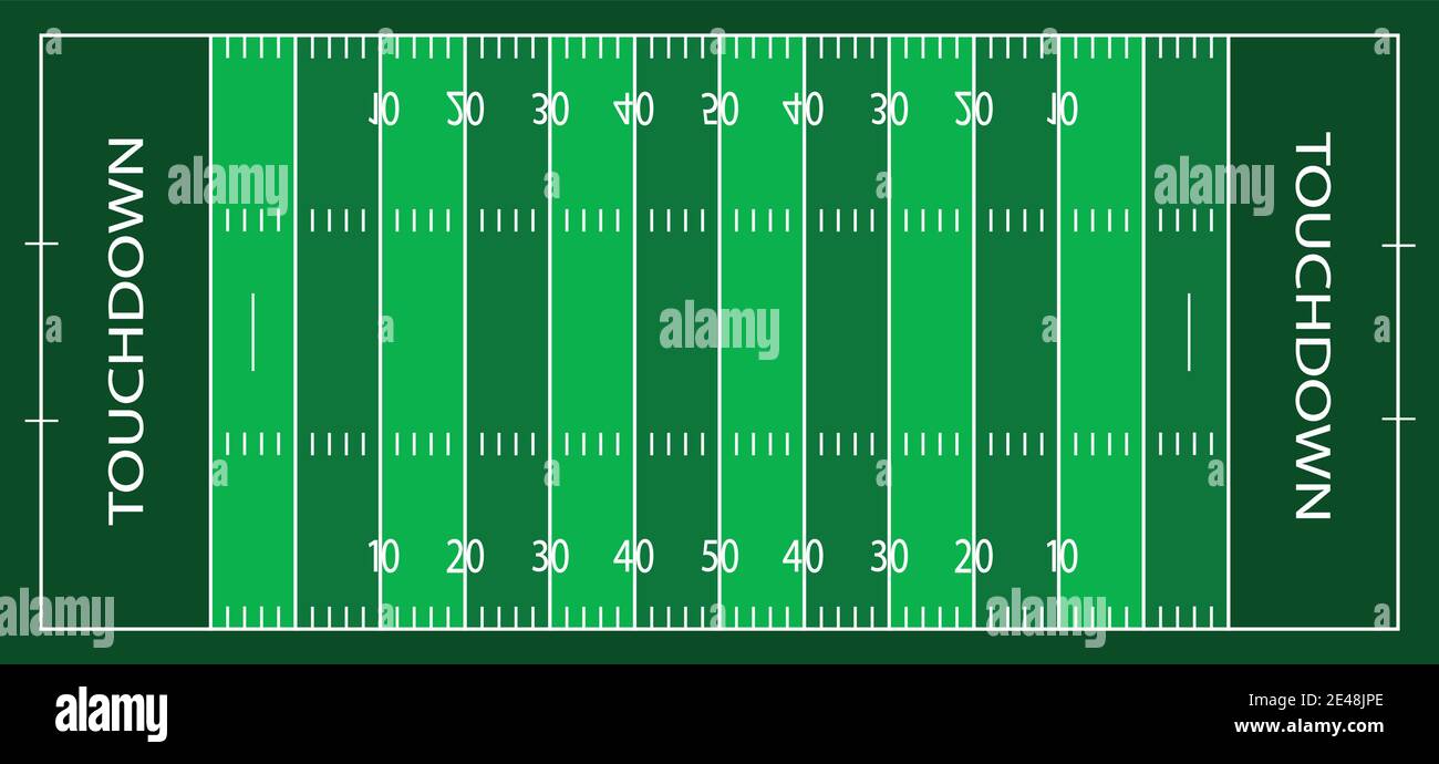 American football field with white lines Stock Vector Image & Art Alamy