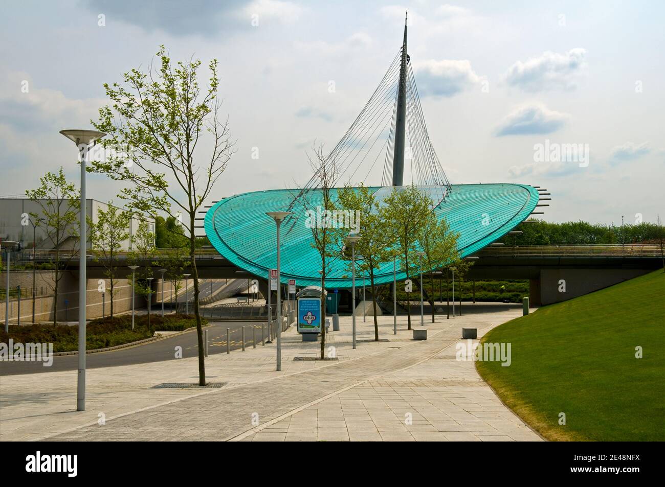 The Metrolink tram (light rail) station at Central Business Park