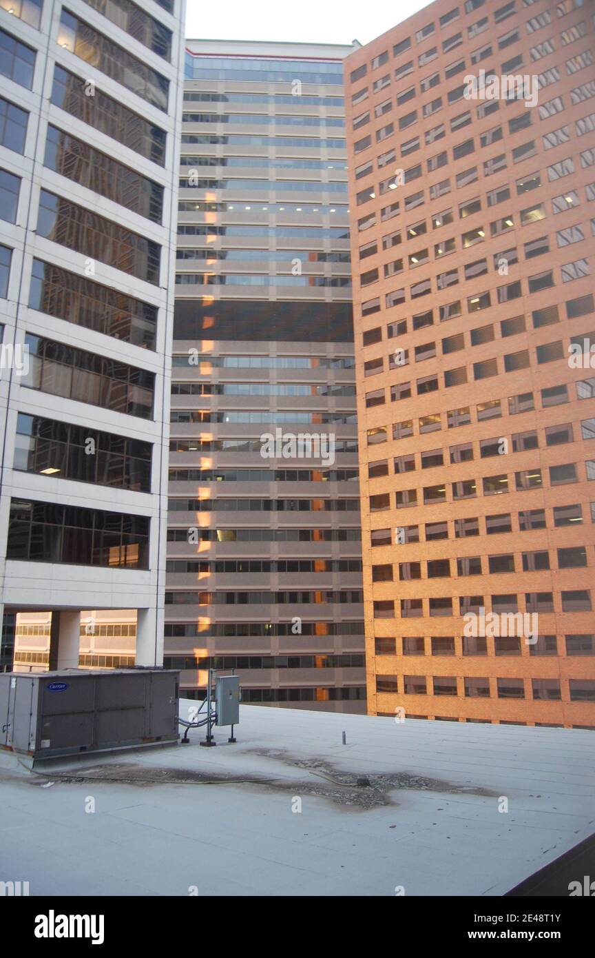 Philadelphia USA hotel block blocks window windows tall big large glass