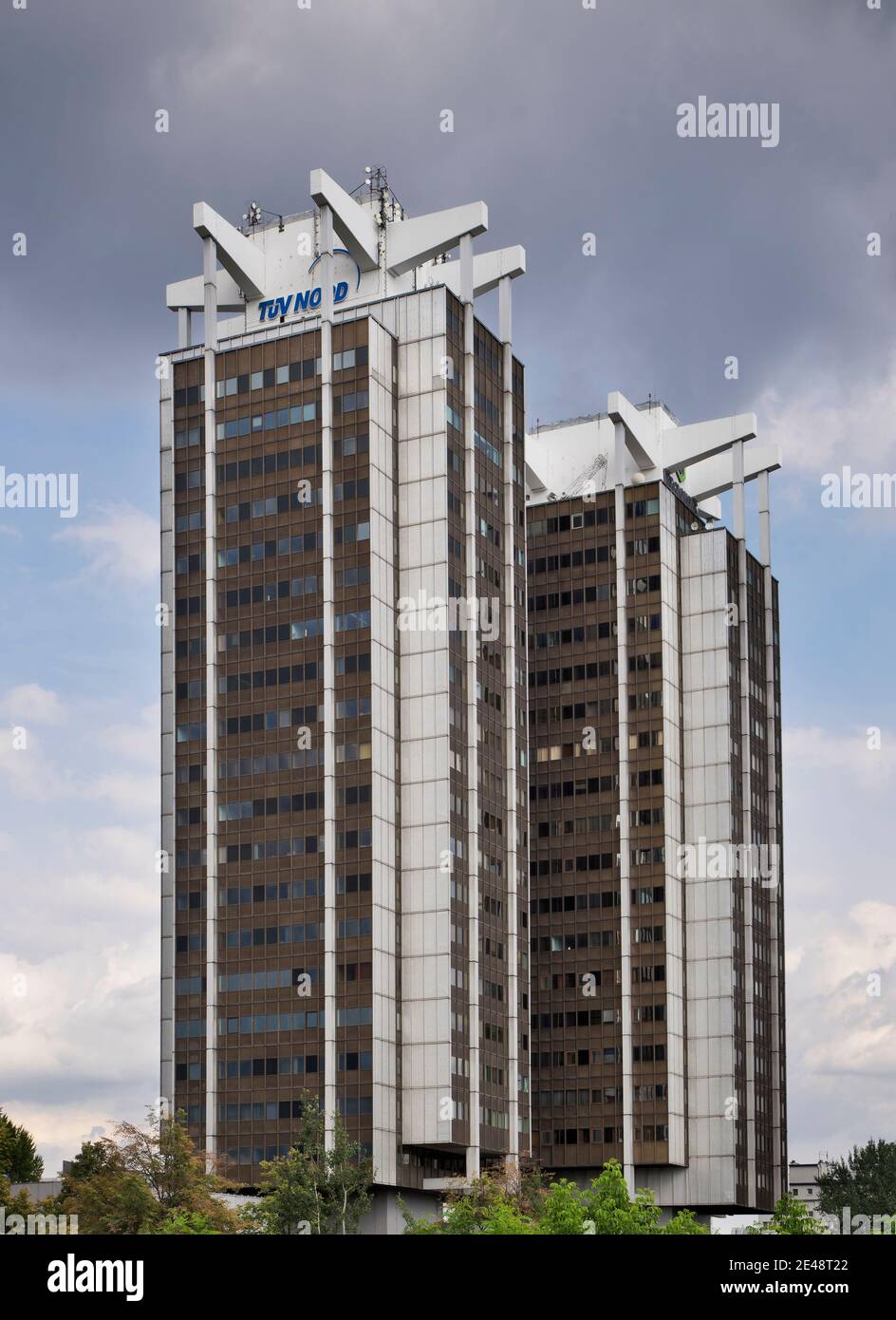 Stalexport (Former Centrala Handlu Zagranicznego) skyscrapers in Katowice. Poland Stock Photo