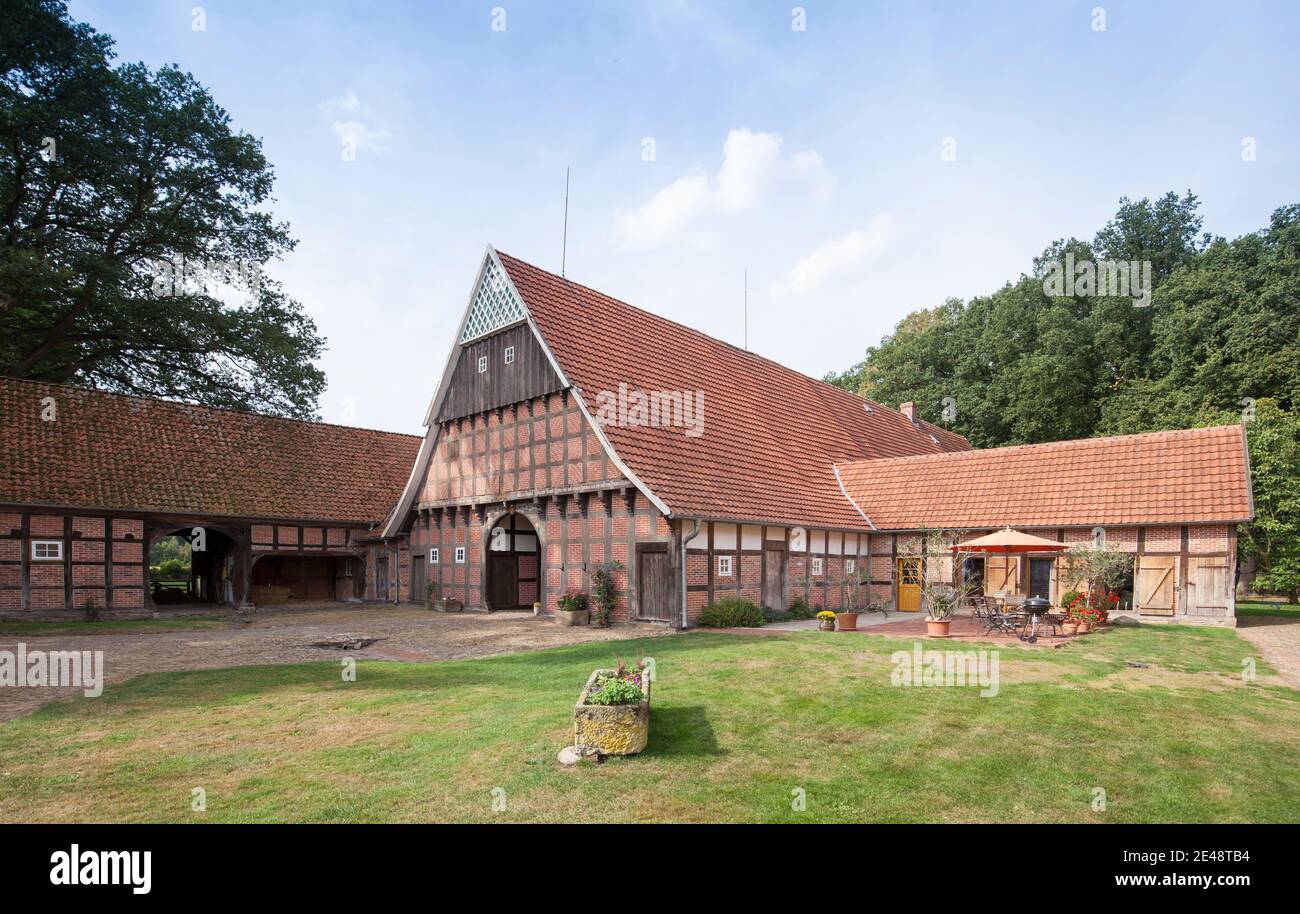 Hof Brake, Badbergen, Artland Stock Photo