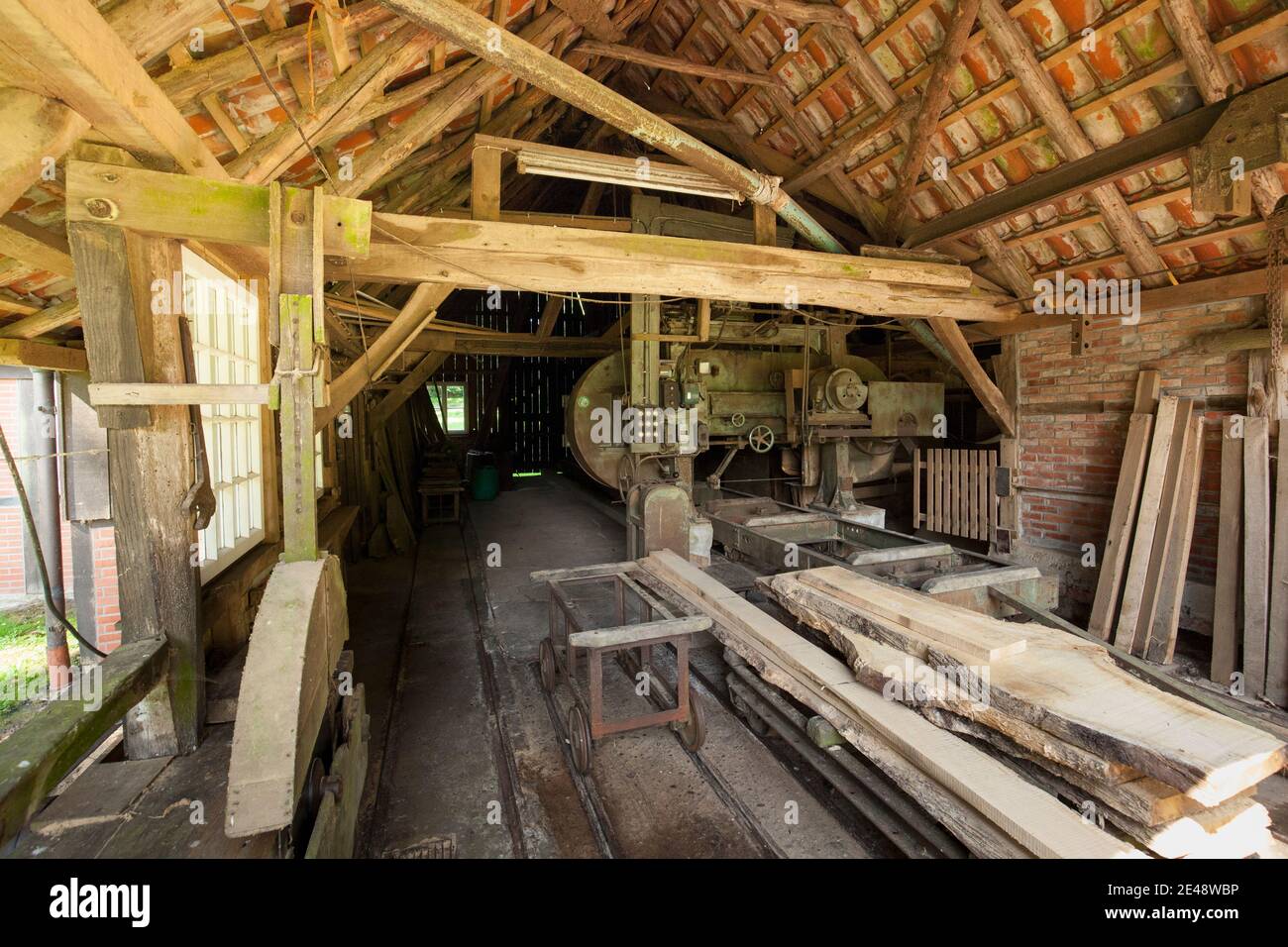 Historic sawmills in Halle, Grafschaft Bentheim Stock Photo