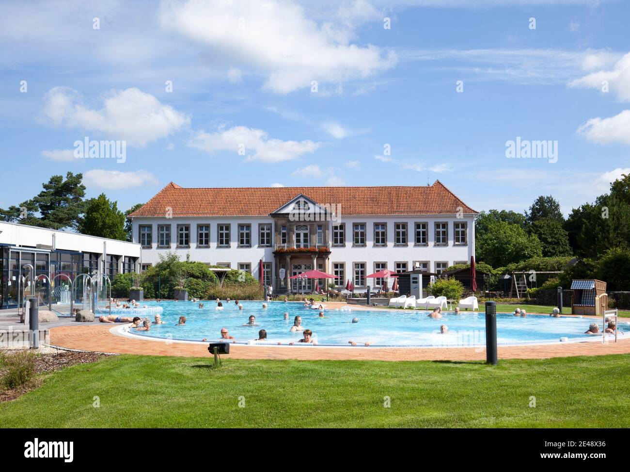 Mineral thermal baths, spa hotel, Bad Bentheim Stock Photo