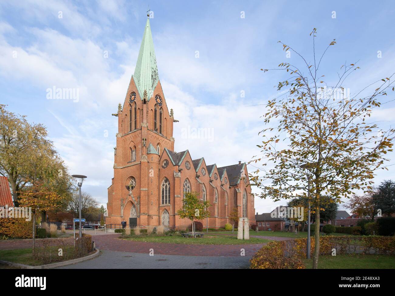 Jacobuskirche, Sögel, Emsland Stock Photo