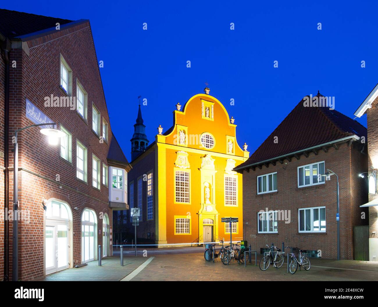 University Church, Meppen, Emsland Stock Photo