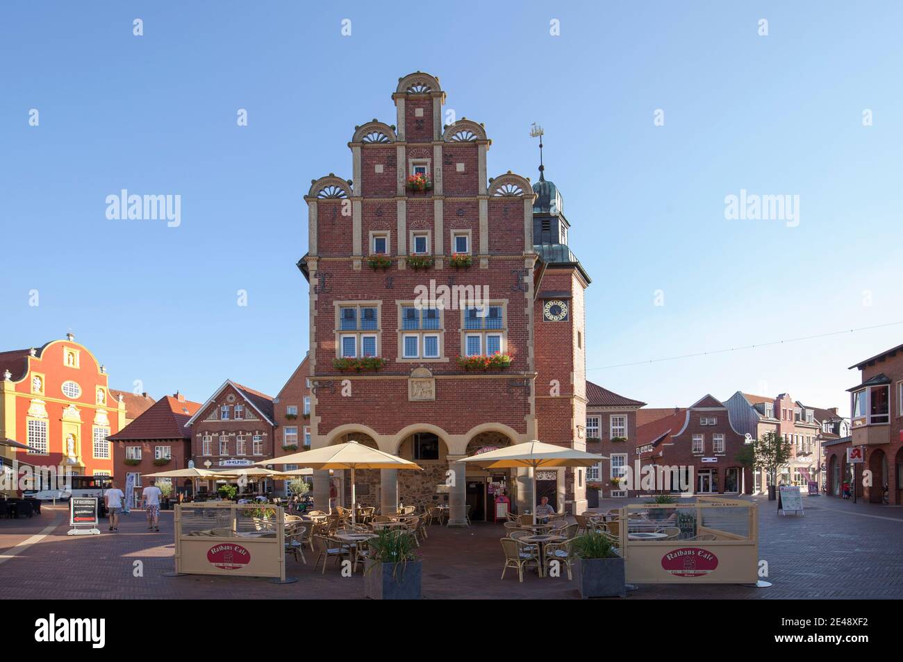 Meppen mep meppener einkaufspassage aerial saxony bahnhofstrasse niedersachsen thematically