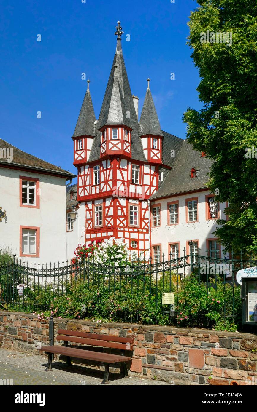 Brömserhof, Ruedesheim, Rheingau, Rhine Valley, Hesse, Germany Stock Photo