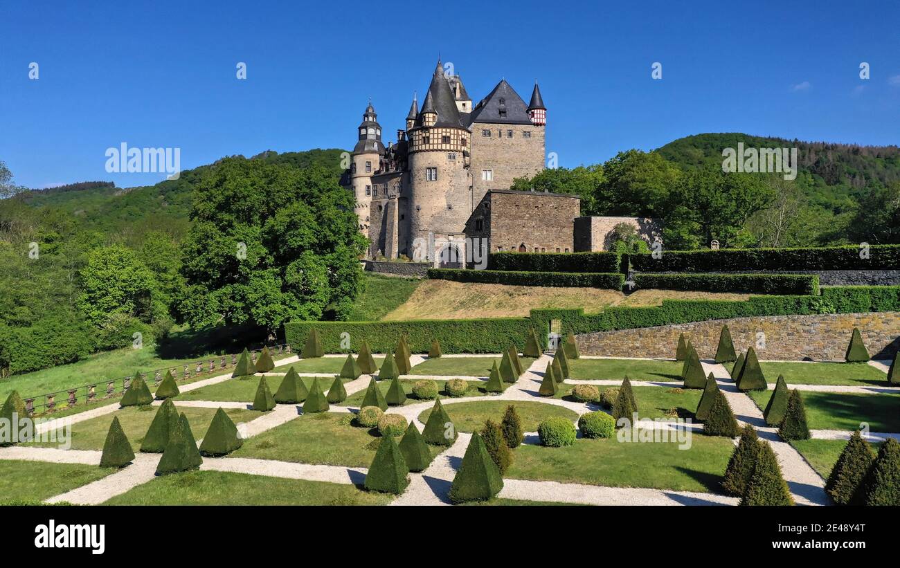 Bürresheim Castle near Mayen, Eifel, RhinelandPalatinate, Germany