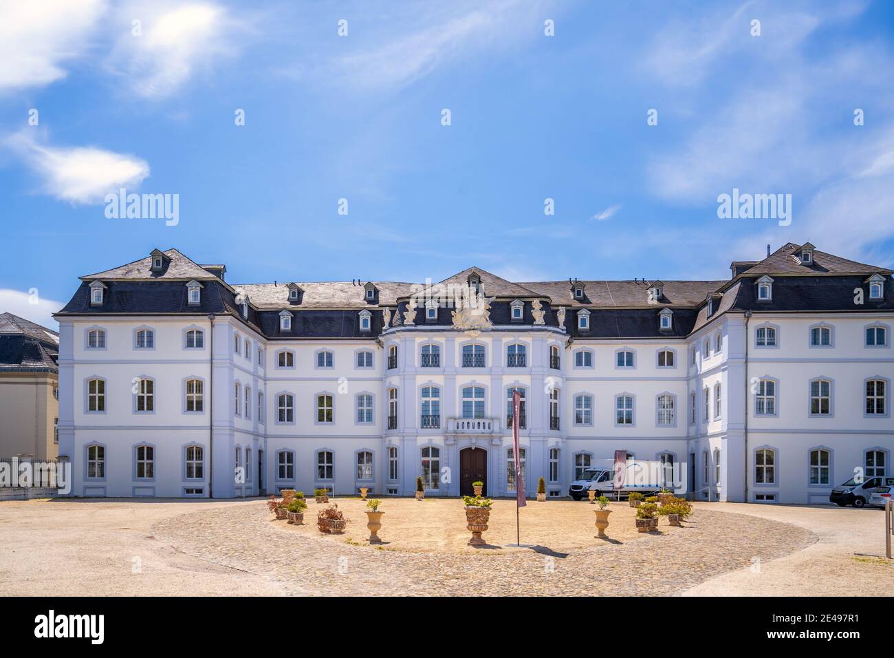 Castle Engers, Neuwied, Rheinland Pfalz, germany Stock Photo