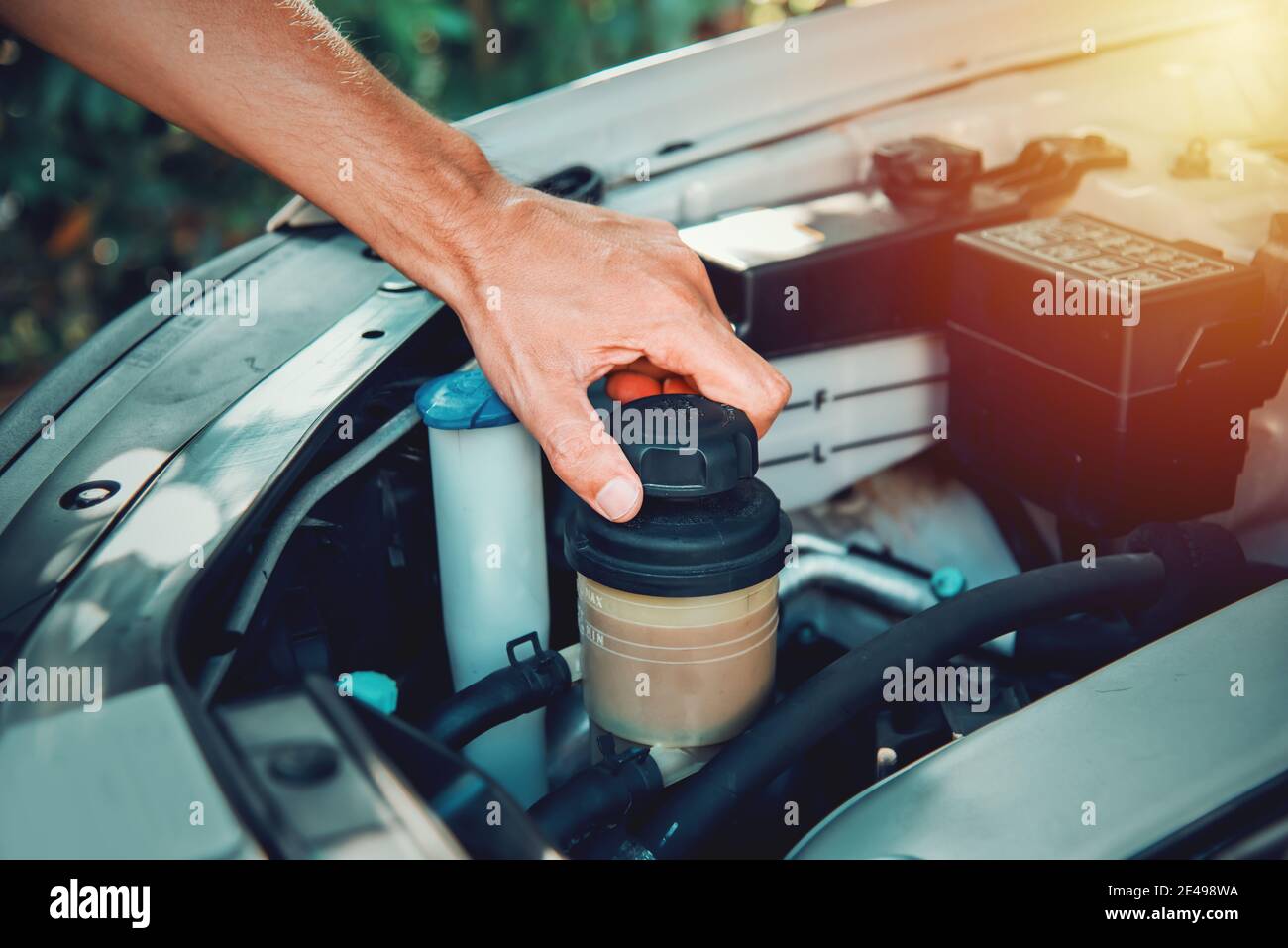 Power steering cap hires stock photography and images Alamy