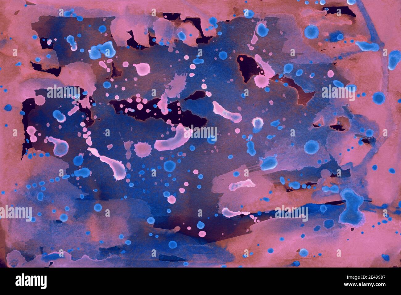 Blotch pigment ink splash blur hi-res stock photography and images - Alamy