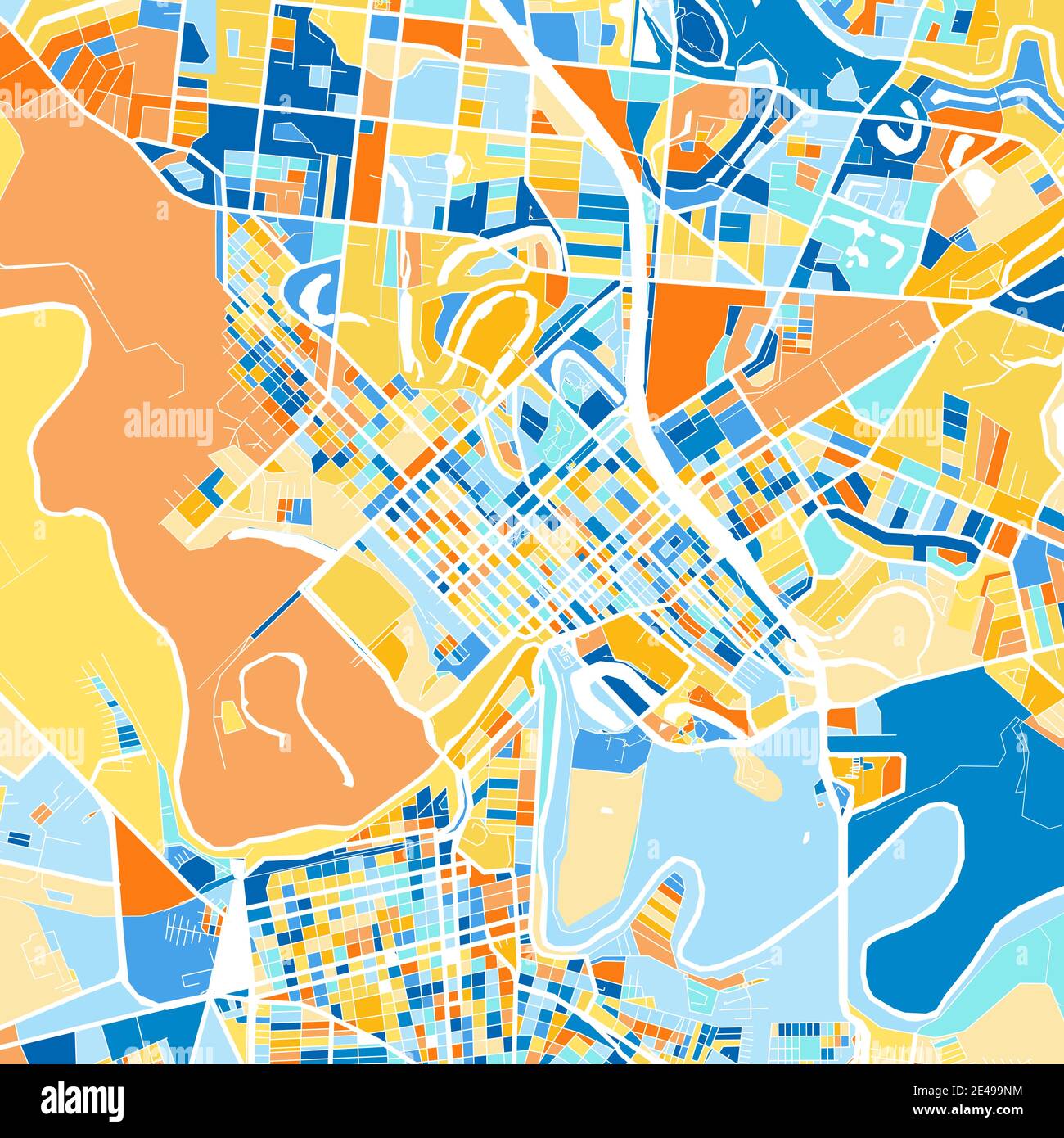 Brownsville map Stock Vector Images Alamy