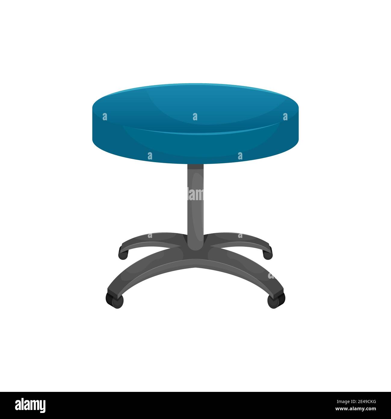 Round chair with wheels online