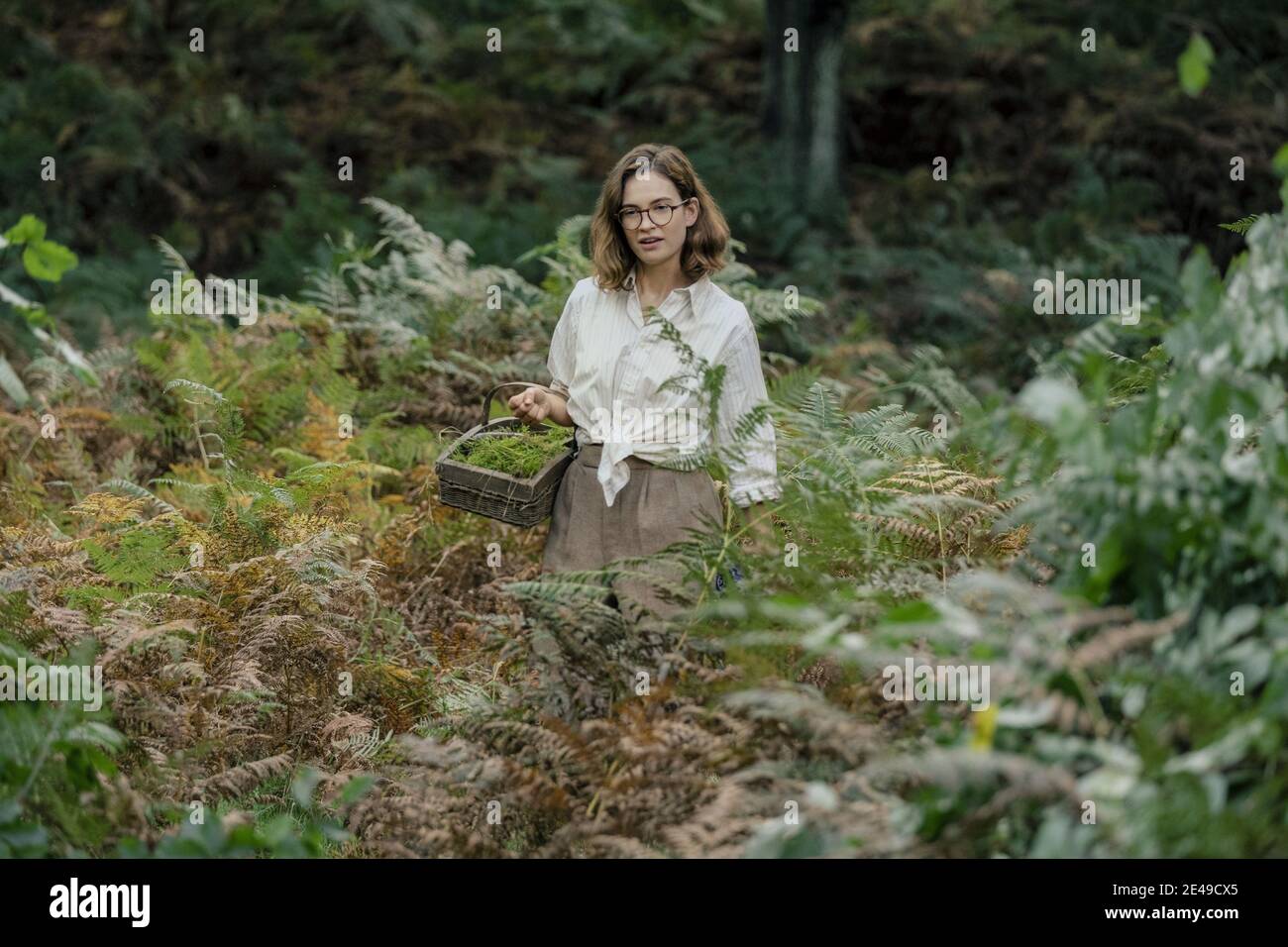Lily James, "The Dig" (2021) Credit Larry Horricks / Netflix / The