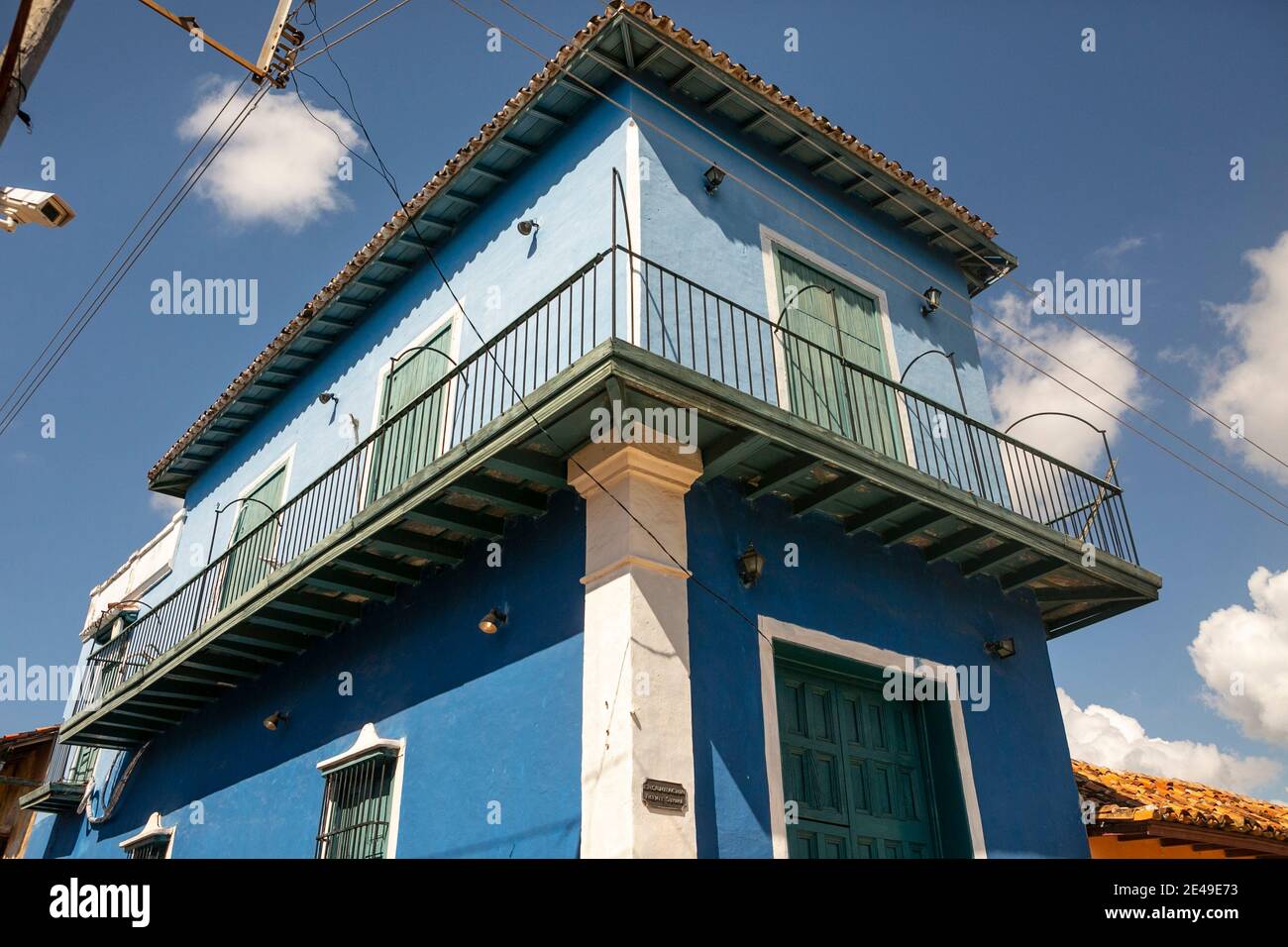 Colonial house in Trinitad City, Cuba Stock Photo - Alamy