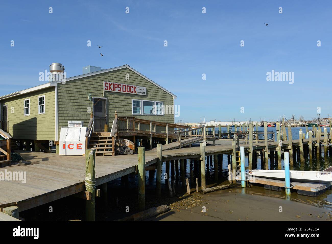 Historic Building Skips Dock in Jerusalem, Narragansett, Rhode Island