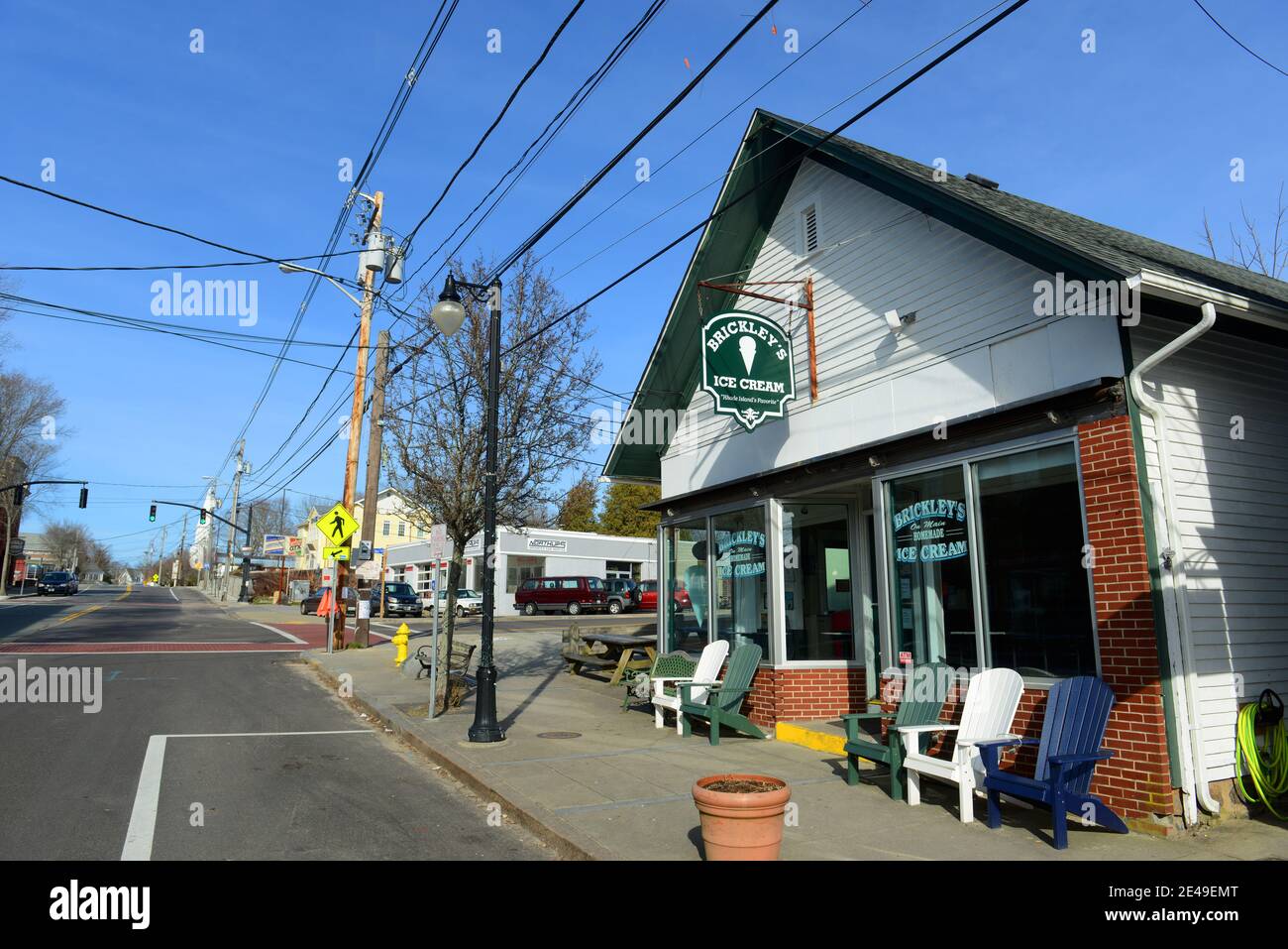 Historical Building on Main Street in village center of Wakefield