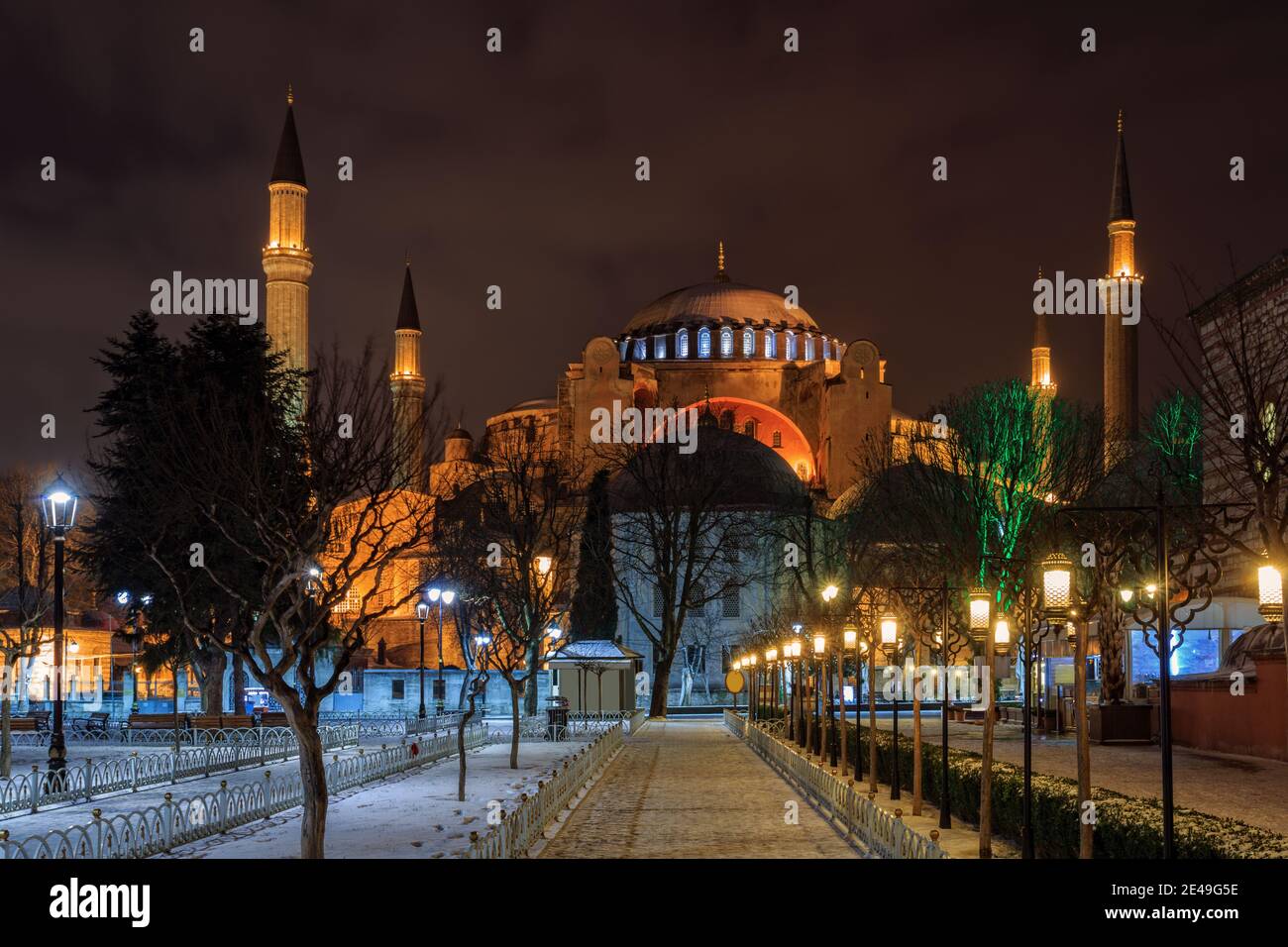 Hagia Sophia mosque in sultanahmet, Istanbul, Turkey Stock Photo - Alamy