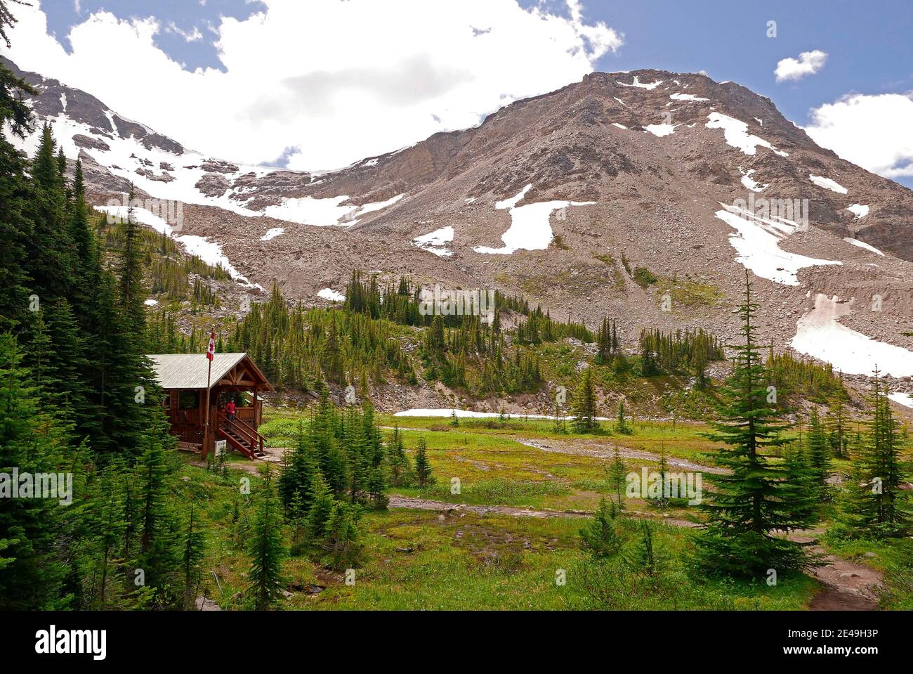 Shovel Pass Lodge, Skyline Hiking Trail at Jasper, Jasper National Park