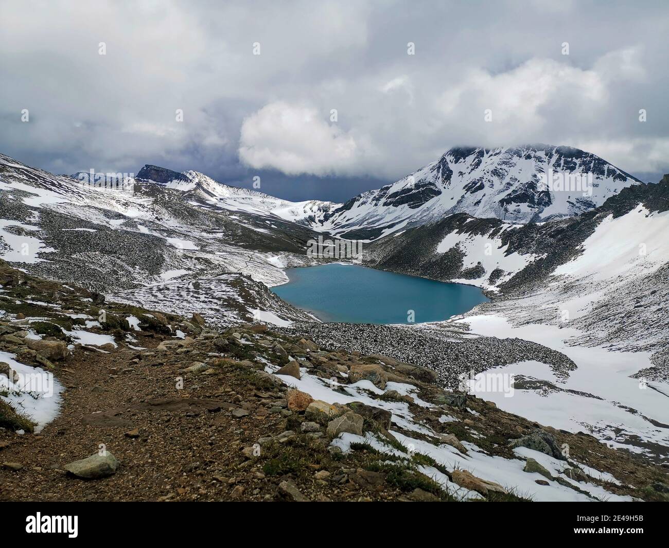 Curator Lake, Skyline Hiking Trail at Jasper, Jasper National Park