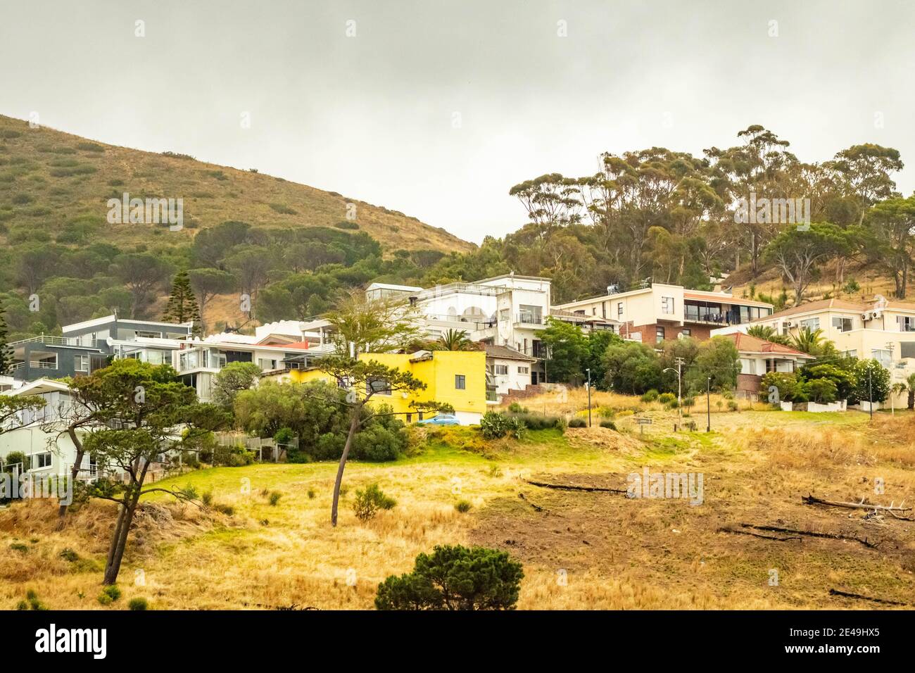 Colorful houses in Cape Town Stock Photo - Alamy