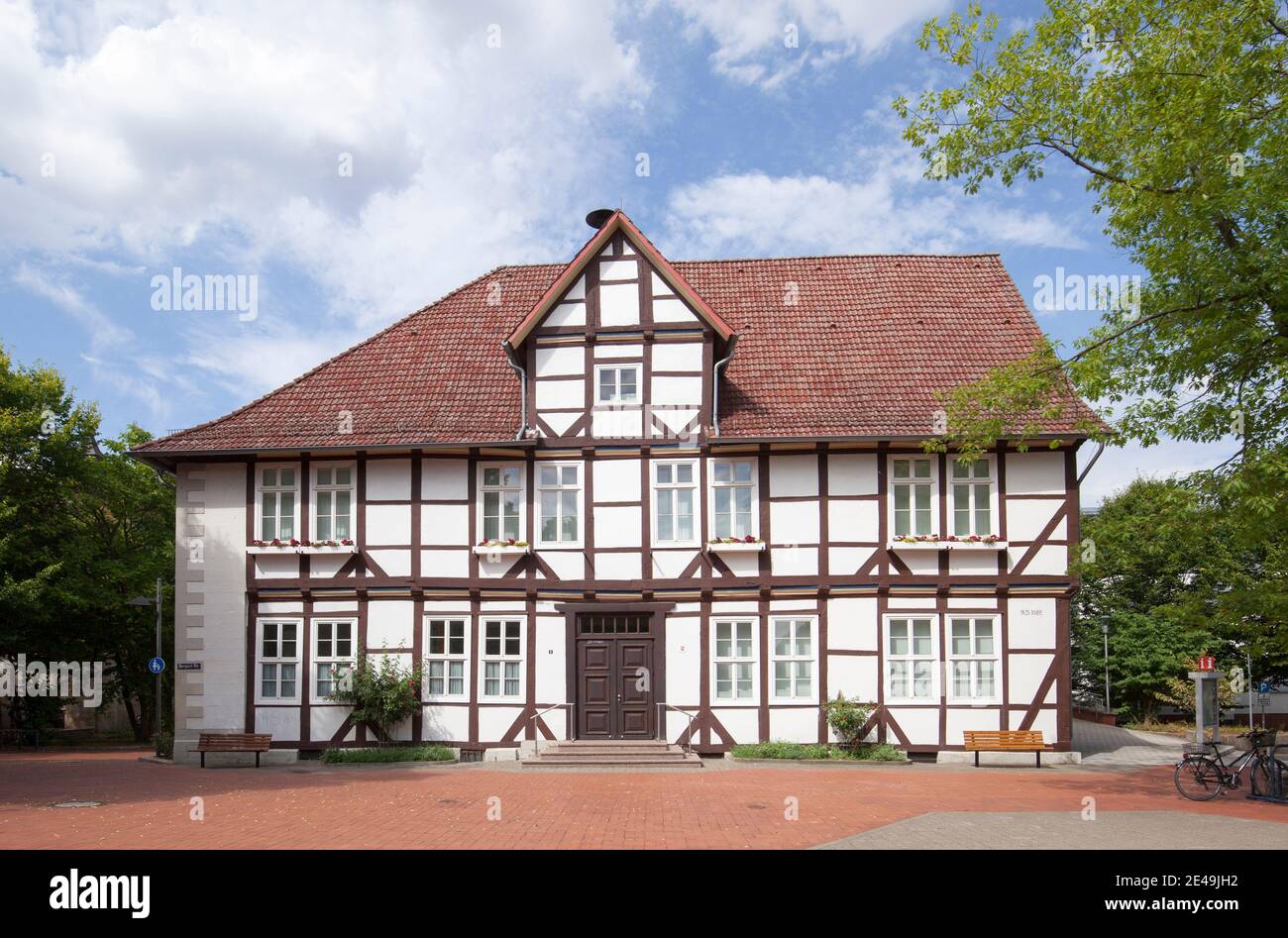 Town hall, Barsinghausen, Hanover region Stock Photo - Alamy