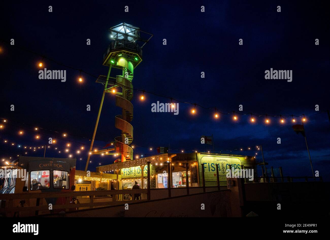 Brighton zip bar hires stock photography and images Alamy