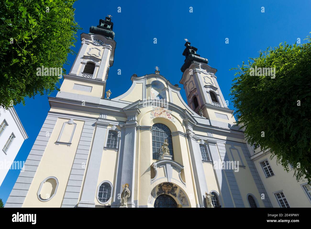 Fürstenzell, Fürstenzell Monastery church, Niederbayern / Lower Bavaria, Bavaria, Germany Stock Photo