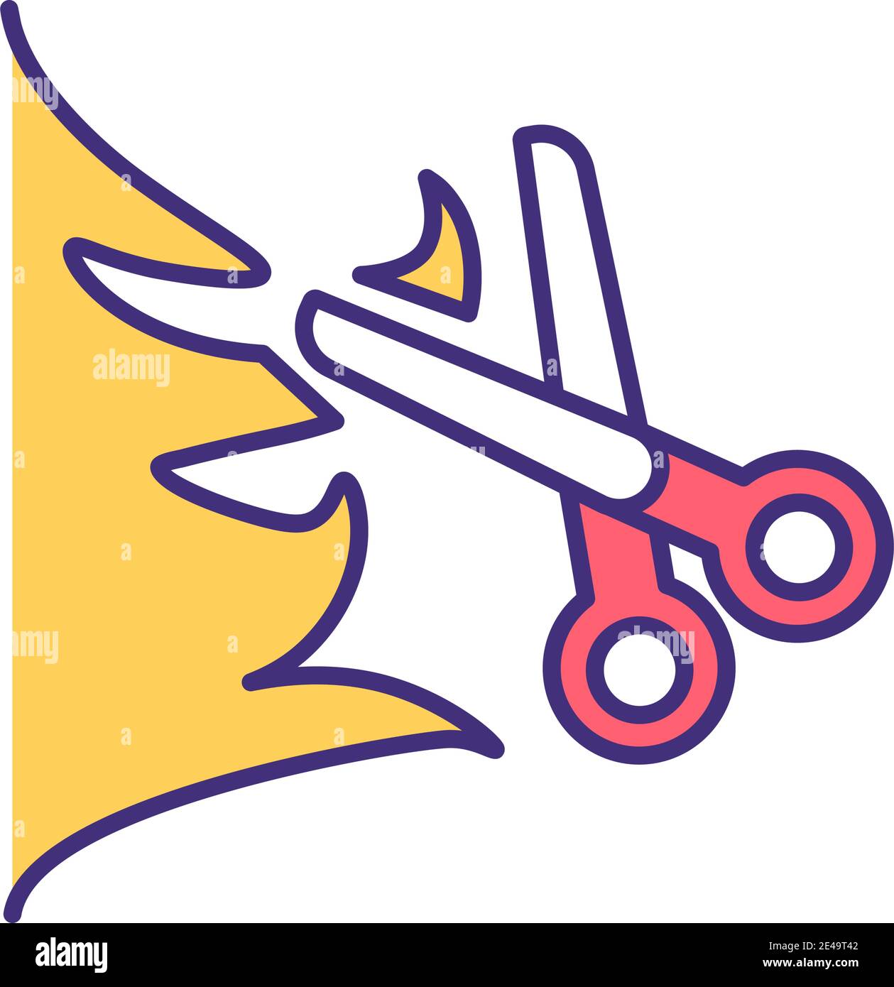 Pet fur trimming RGB color icon Stock Vector Image & Art - Alamy