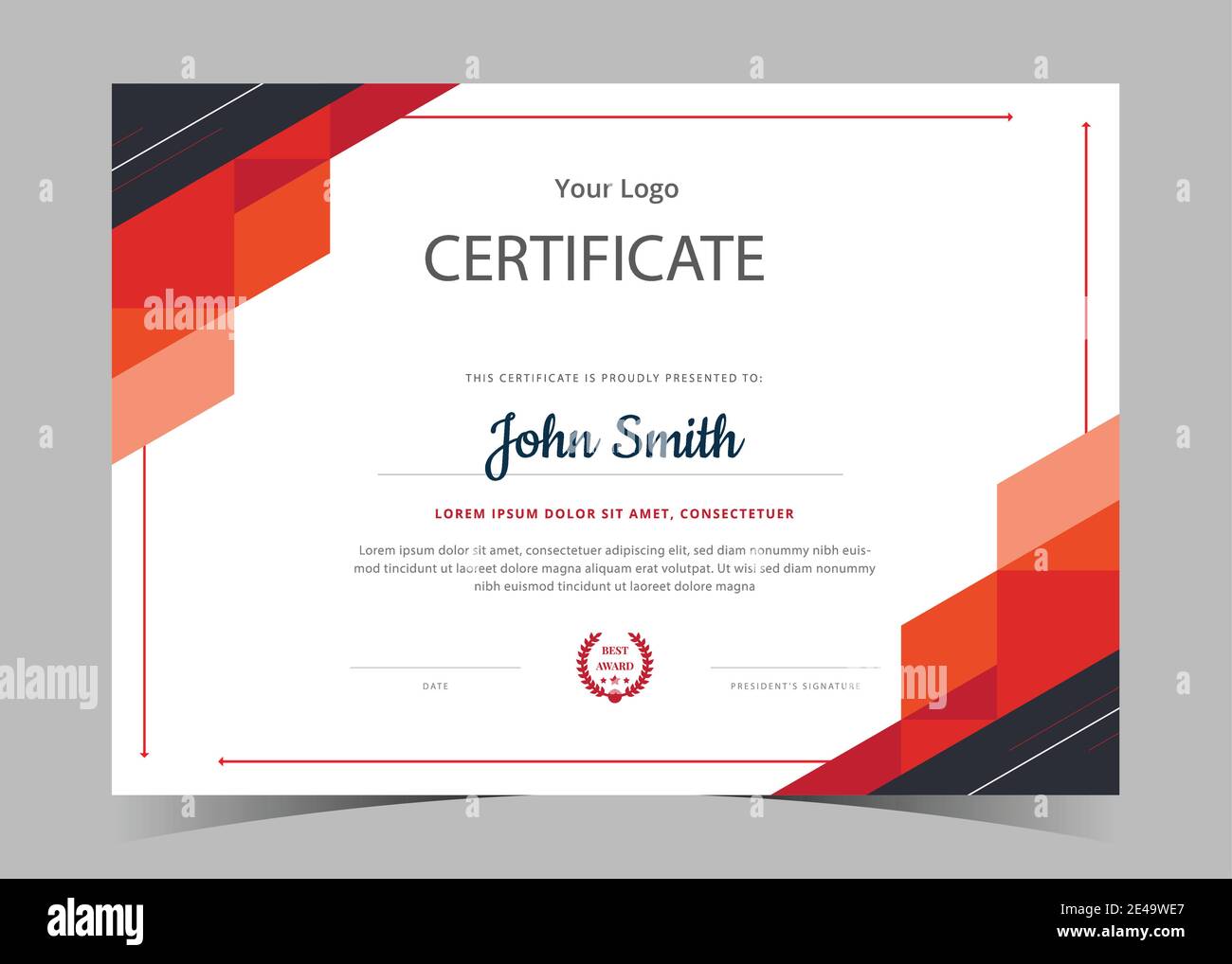 certificate template awards diploma. Professional Certificate Inside Award Certificate Design Template