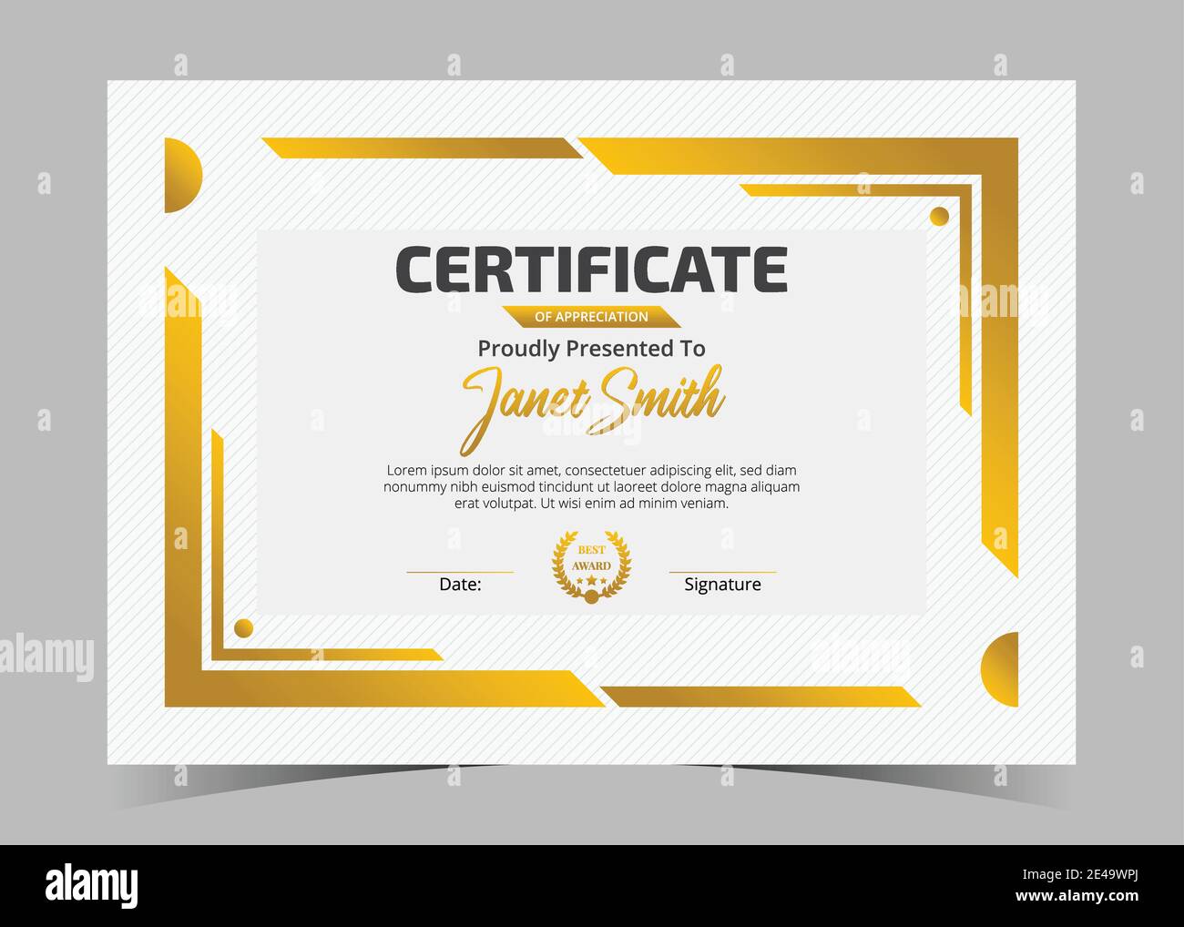 award certificate template. diploma certificate template In Professional Award Certificate Template